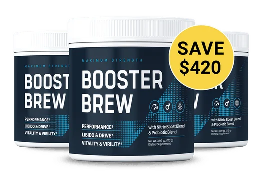 Booster Brew Men's Performance Supplement USA 2026